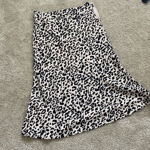 Cheetah print skirt
